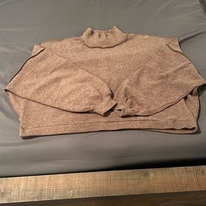 COPY - Zenana cowl neck sweater cropped fit